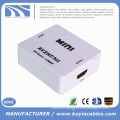 Mini Composite 3RCA CVBS AV to HDMI Converter Input: AV Output HDMI for VCR DVD 720P 1080P